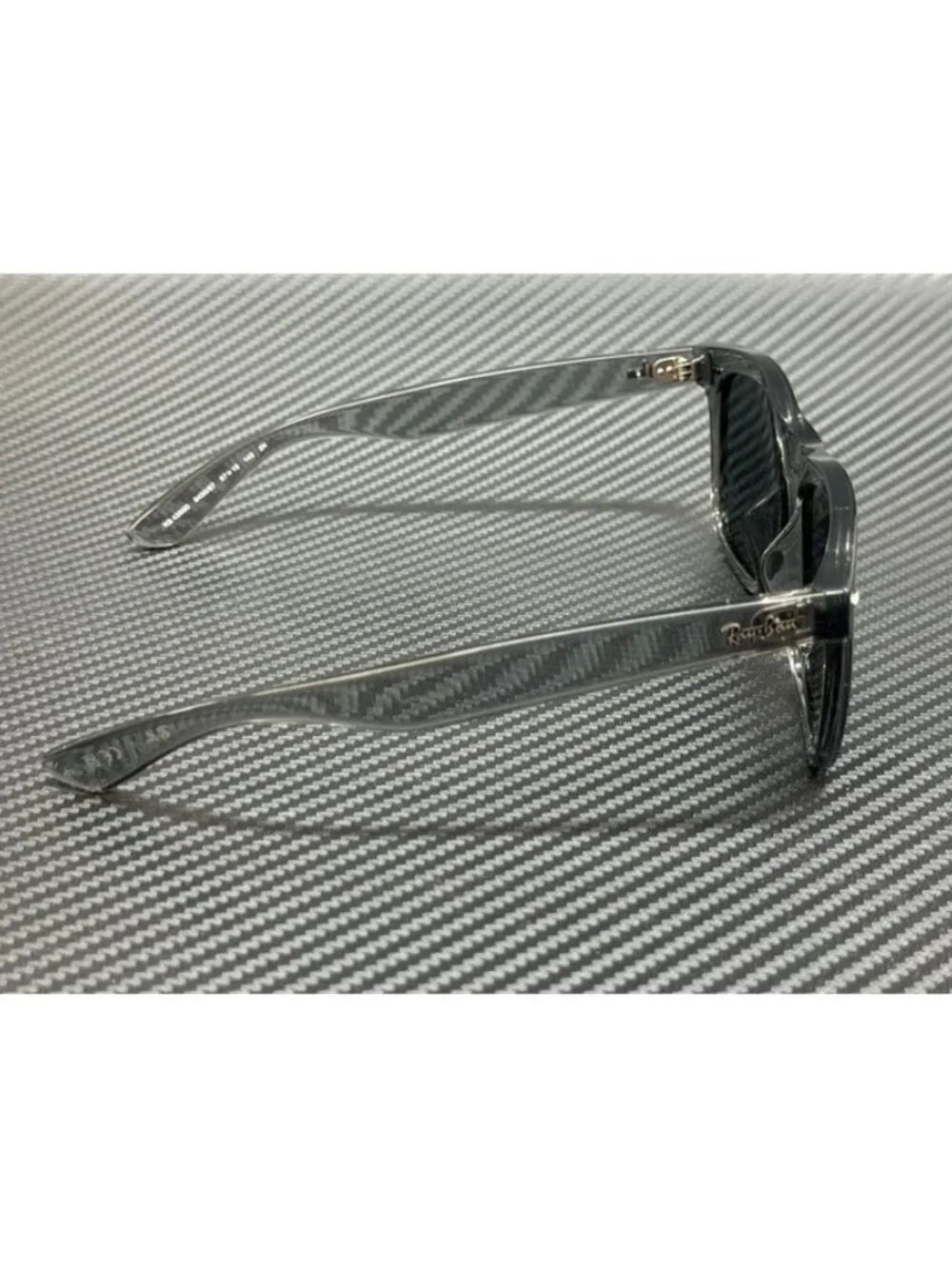 New Ray-Ban Men Transparent Grey Sunglasses 57-19-145